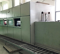 Acoustic wave cleaning machine