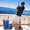 4.2L Stainless Steel Insulated Ice Bucket With Foldable Handle | Factory Wholesale Custom Logo